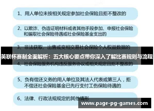 英联杯赛制全面解析：五大核心要点带你深入了解比赛规则与流程